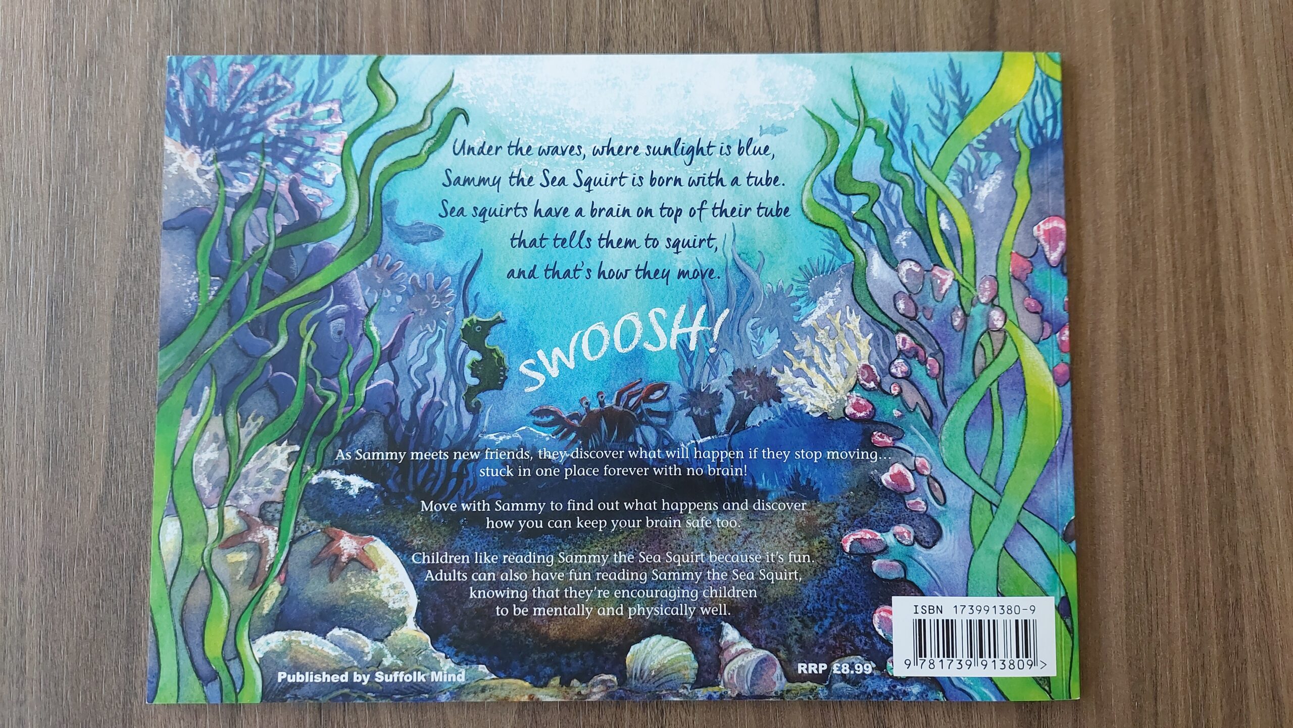 Sammy the Sea Squirt book - Suffolk Mind