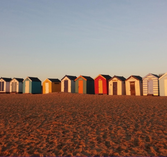 Beach huts