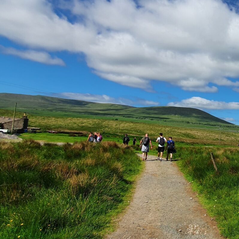 Walking challenges for mental health