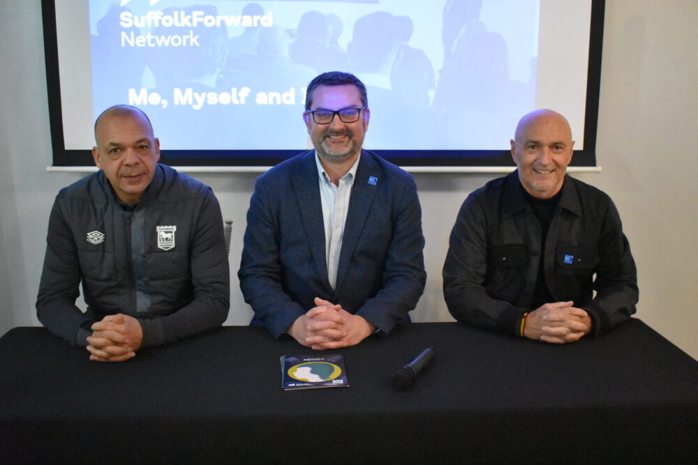 ITFC legends and Suffolk Mind at SuffolkForward Network